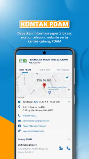 PDAM INFO Cek & Bayar Rek Air
