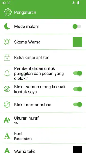 Pemblokir Nomor Telepon & SMS