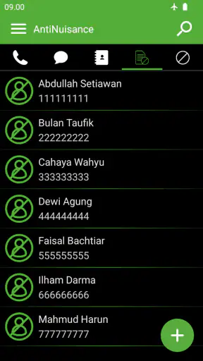 Pemblokir Nomor Telepon & SMS