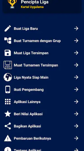 Pembuat Klasemen Liga Bola