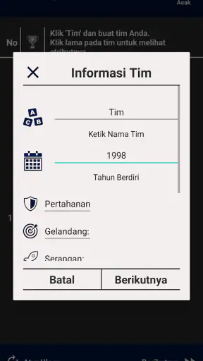 Pembuat Klasemen Liga Bola