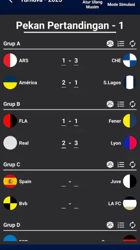 Pembuat Klasemen Liga Bola