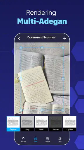 Pemindai Dokumen: Pindai PDF