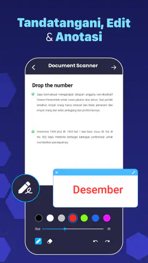 Pemindai Dokumen: Pindai PDF