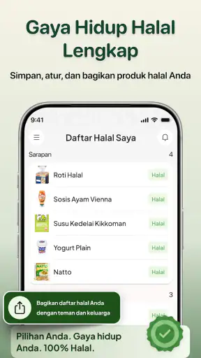 Pemindai Halal: Kode Batang