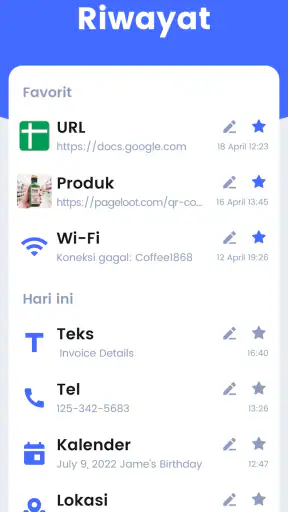 Pemindai Kode QR & Barcode