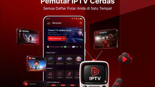 Pemutar Daftar IPTV Cerdas