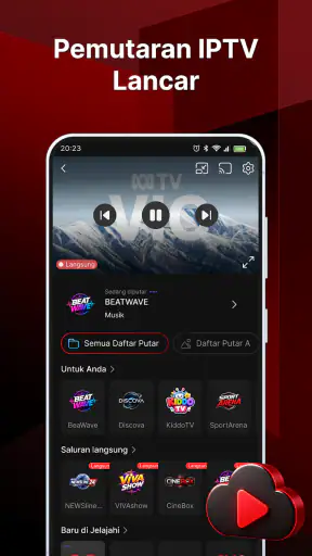 Pemutar Daftar IPTV Cerdas