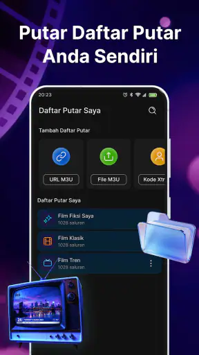 Pemutar IPTV TV Daring Cerdas