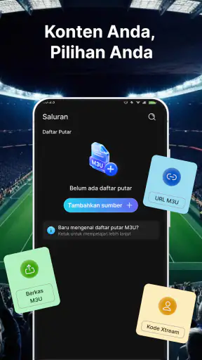 Pemutar IPTV & Xtream Pintar