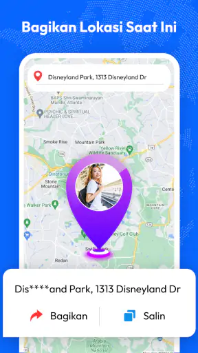pencari lokasi Nomor
