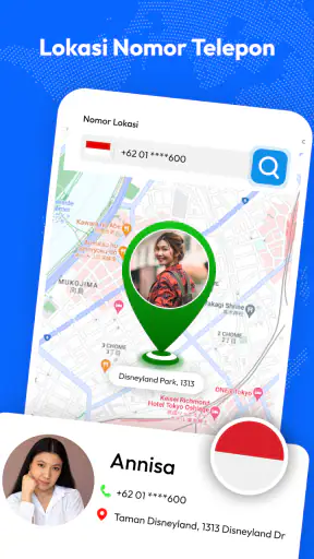 pencari lokasi Nomor