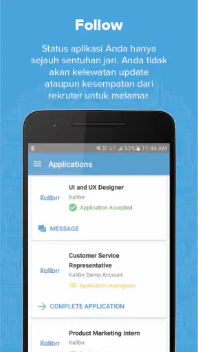 Pencari lowongan kerja Kalibrr