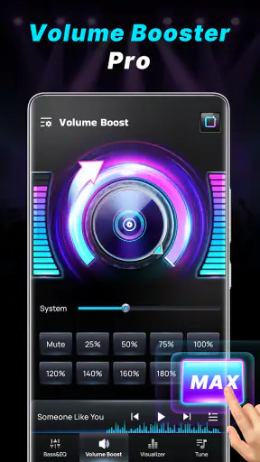 Penguat Bass: Equalizer Musik