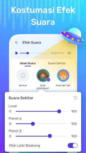 Pengubah Suara dengan Efek