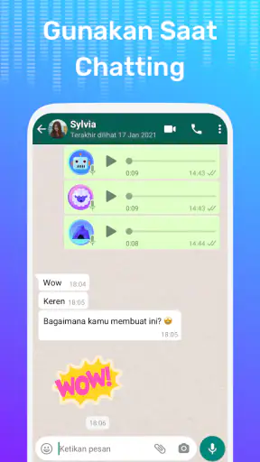 Pengubah Suara dengan Efek