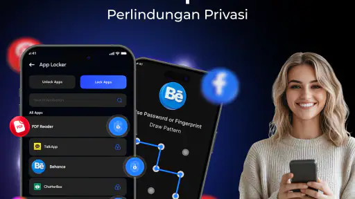 Pengunci Aplikasi Sidik Jari