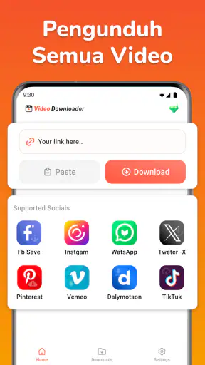 Pengunduh Semua Video