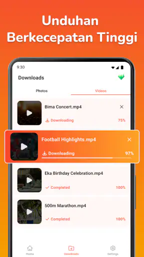 Pengunduh Semua Video