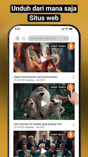 Pengunduh video-Pemutar video