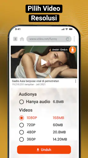 Pengunduh video-Pemutar video