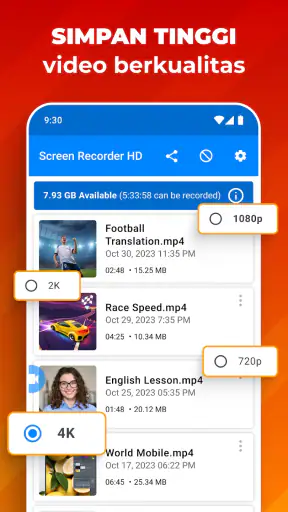 Perekam Layar Audio & Video