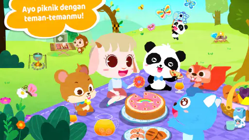 Perjalanan Kamping Panda Kecil
