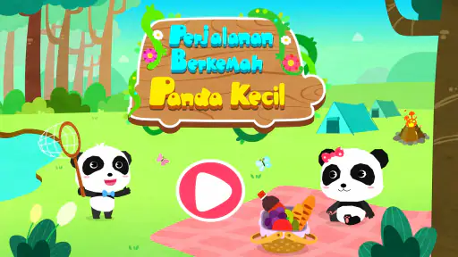 Perjalanan Kamping Panda Kecil