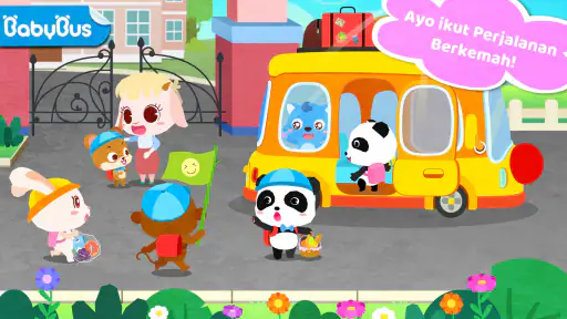 Perjalanan Kamping Panda Kecil