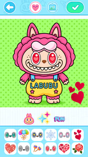 Permainan mewarnai labubu