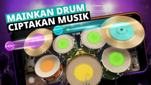Permainan musik drum dan lagu