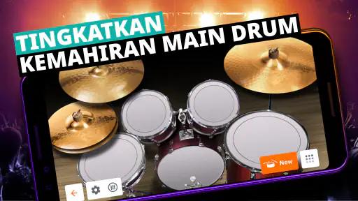 Permainan musik drum dan lagu