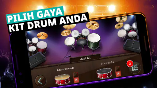 Permainan musik drum dan lagu