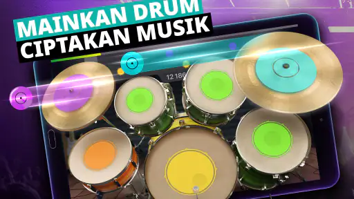 Permainan musik drum dan lagu