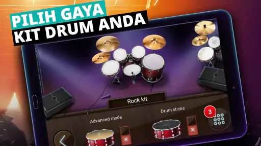 Permainan musik drum dan lagu