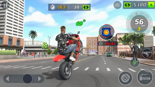 permainan sepeda wheelie 3d