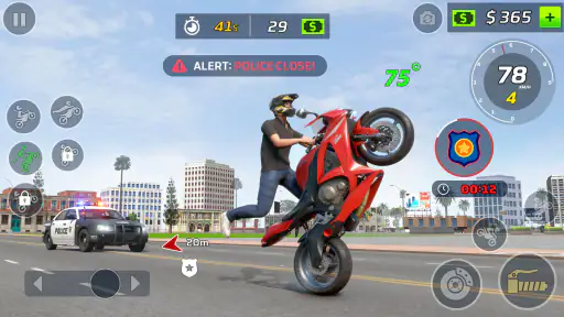 permainan sepeda wheelie 3d