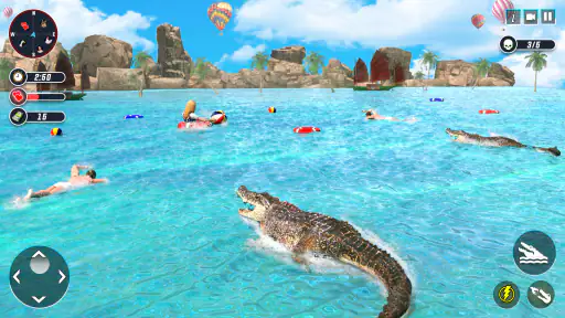 Permainan Simulator Buaya Liar