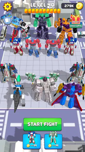 Pertarungan Robot Superhero