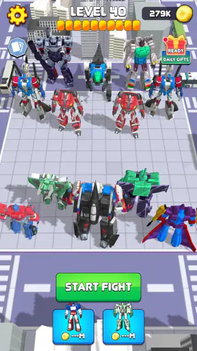 Pertarungan Robot Superhero
