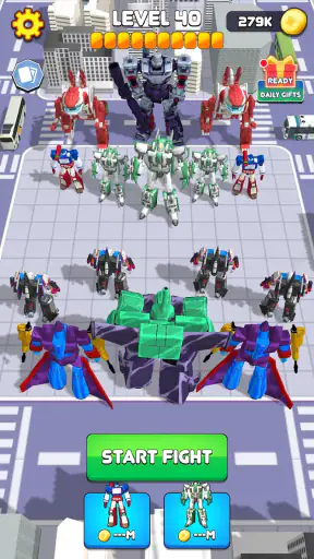Pertarungan Robot Superhero