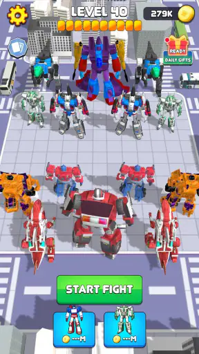 Pertarungan Robot Superhero