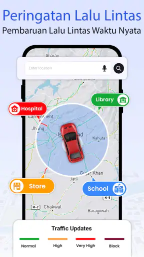 Peta Bumi Tampilan Satelit GPS
