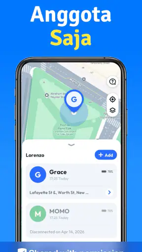 Phone Locator-GPS Keluarga