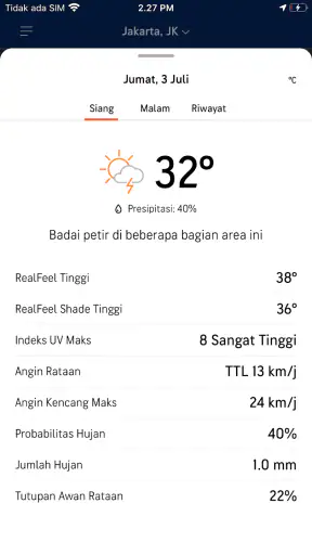 Prakiraan Cuaca: AccuWeather