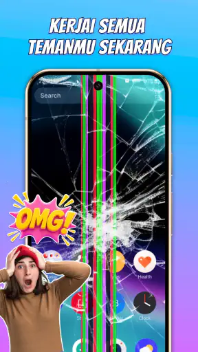 Prank Layar Pecah & Suara