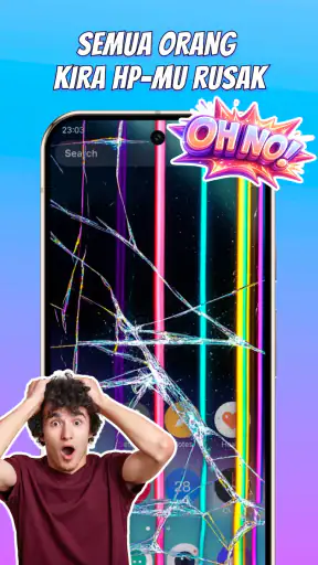 Prank Layar Pecah & Suara