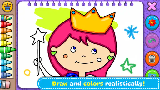 Princess Coloring Book & Games