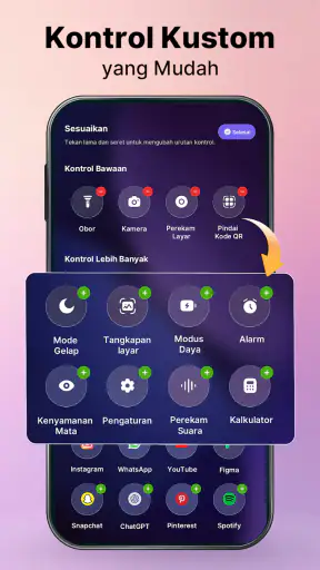 Pusat Kontrol iOS - Panel