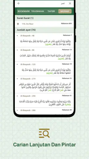 Quran dan terjemahan Indonesia